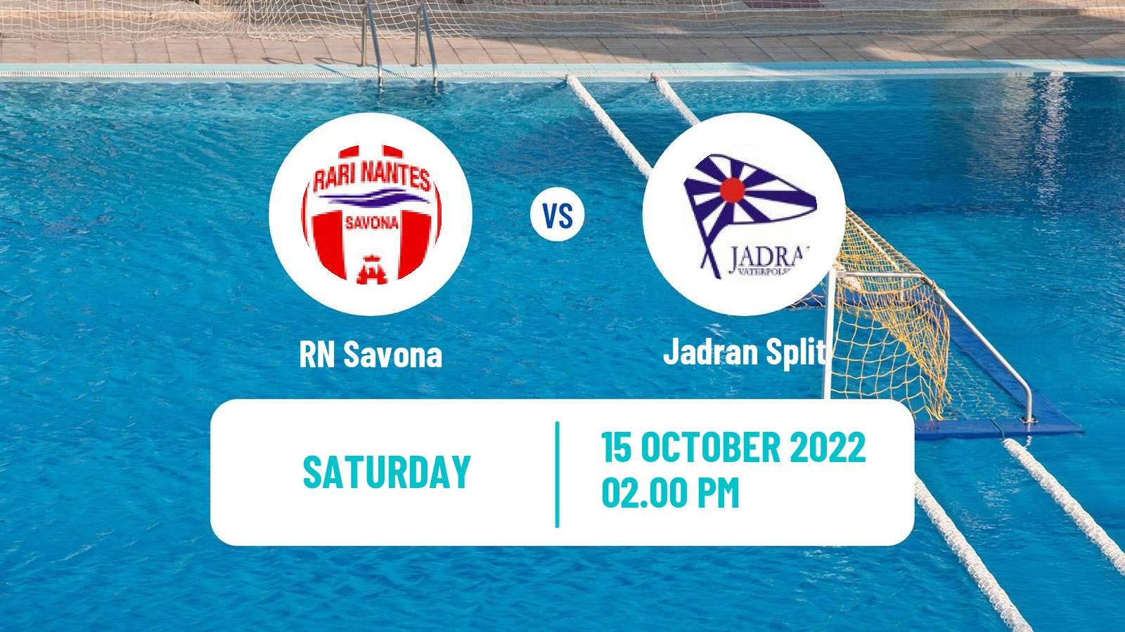 Water polo Champions League Water Polo Savona - Jadran Split