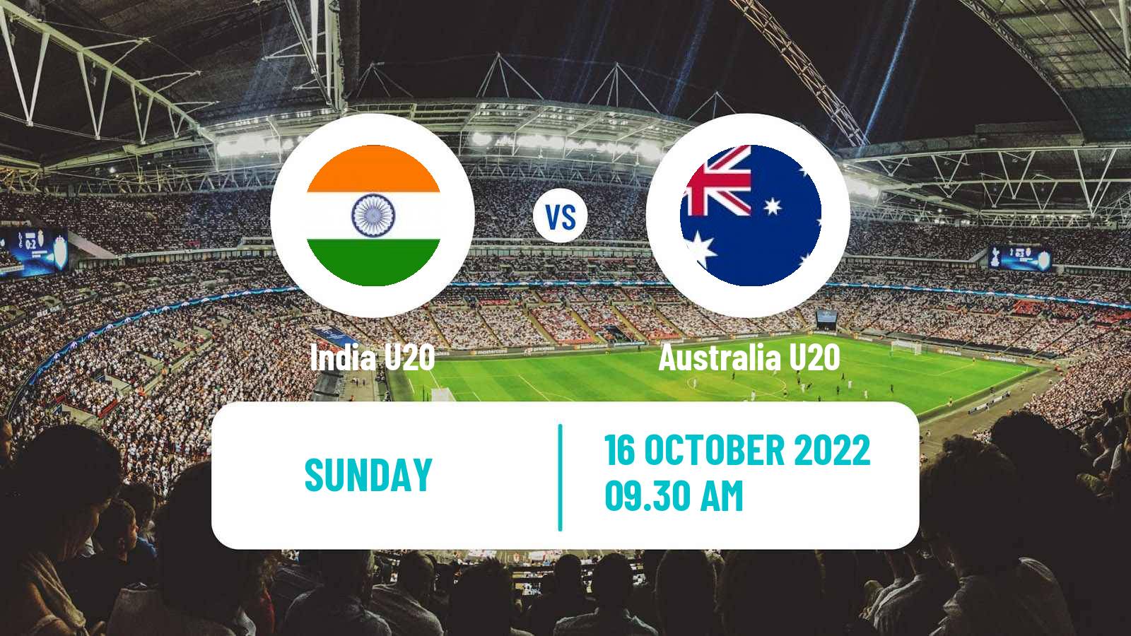 Soccer AFC Championship U20 India U20 - Australia U20