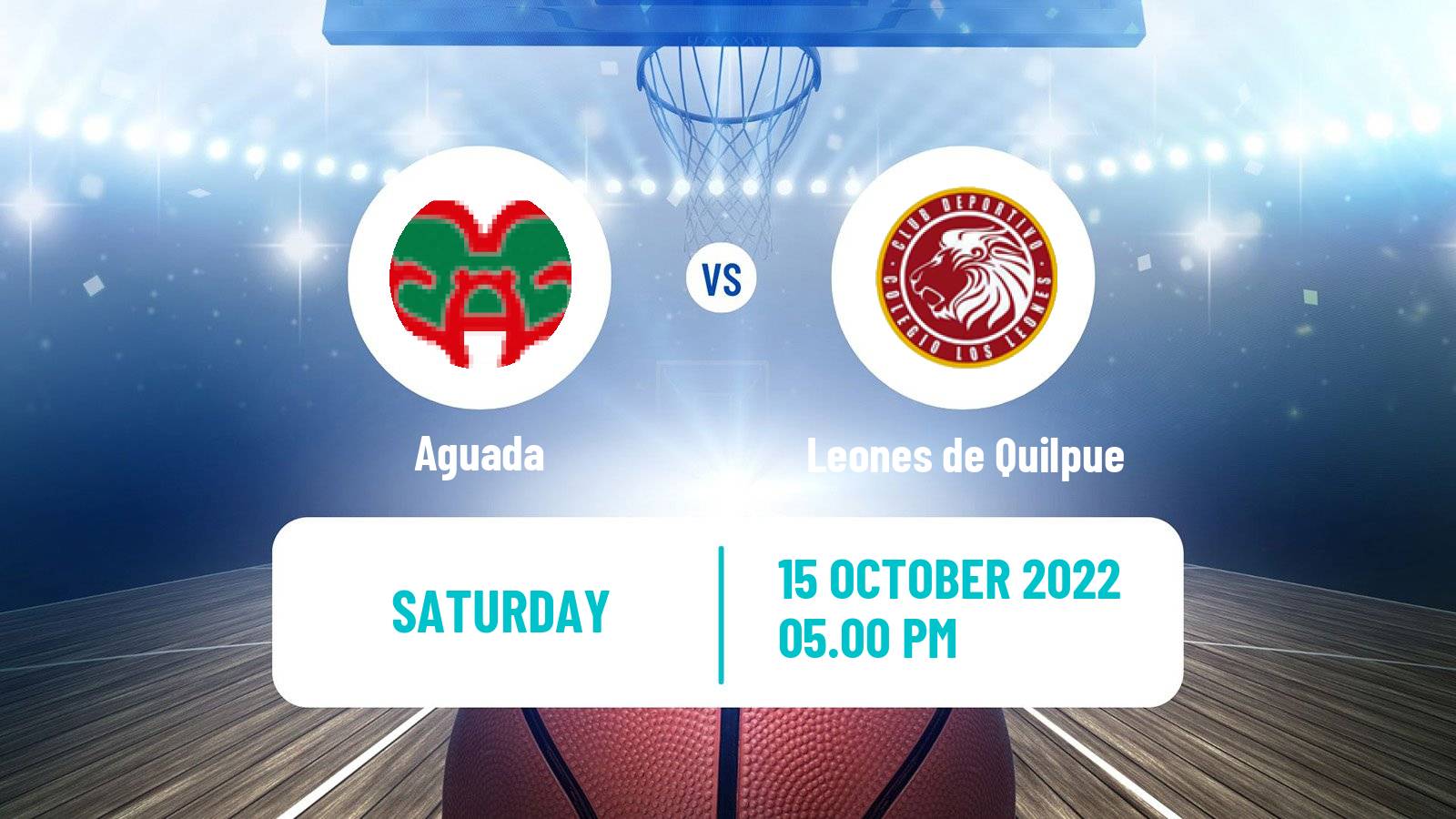 Basketball Basketball South American League Aguada - Leones de Quilpue