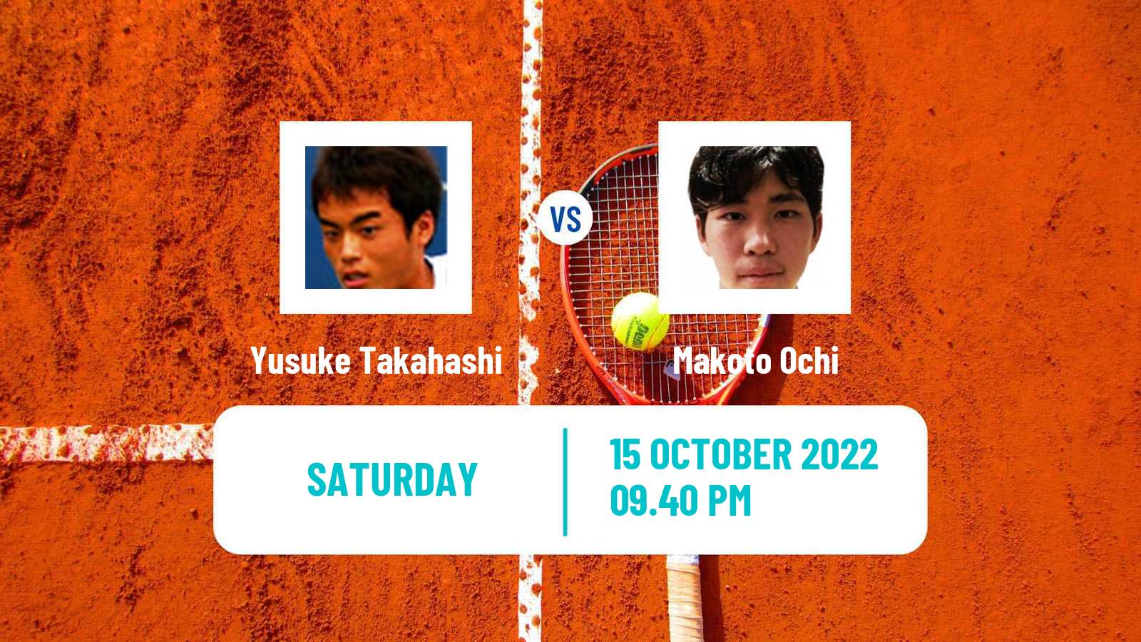 Tennis ATP Challenger Yusuke Takahashi - Makoto Ochi