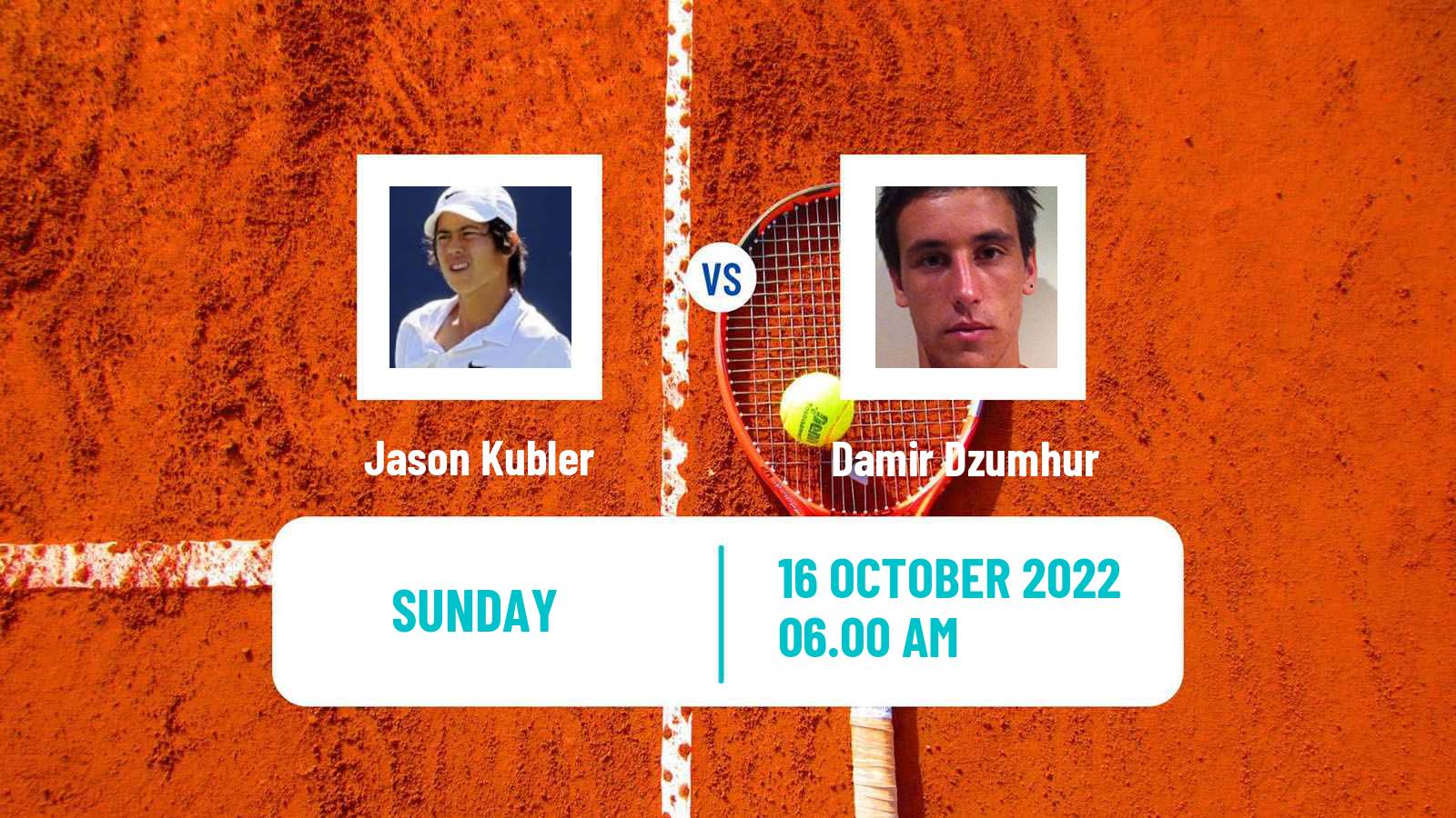 Tennis ATP Stockholm Jason Kubler - Damir Dzumhur
