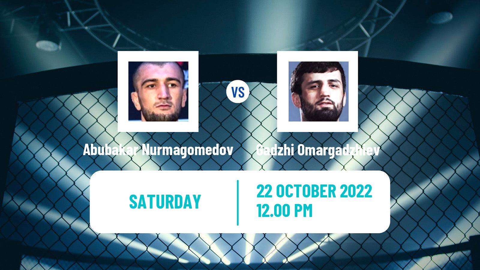 MMA MMA Abubakar Nurmagomedov - Gadzhi Omargadzhiev