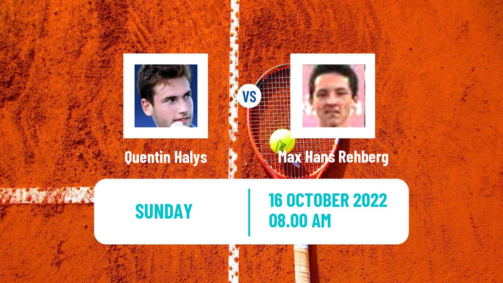 Tennis ATP Challenger Quentin Halys - Max Hans Rehberg