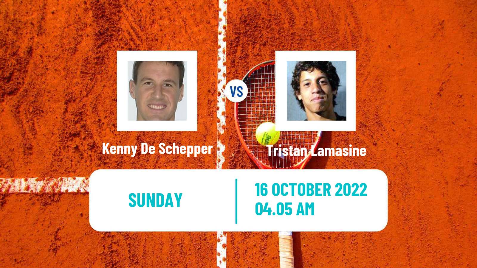 Tennis ATP Challenger Kenny De Schepper - Tristan Lamasine