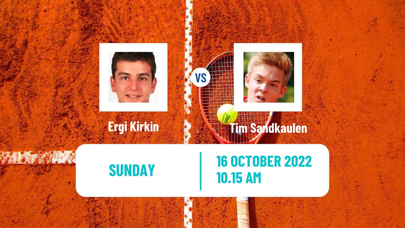 Tennis ATP Challenger Ergi Kirkin - Tim Sandkaulen