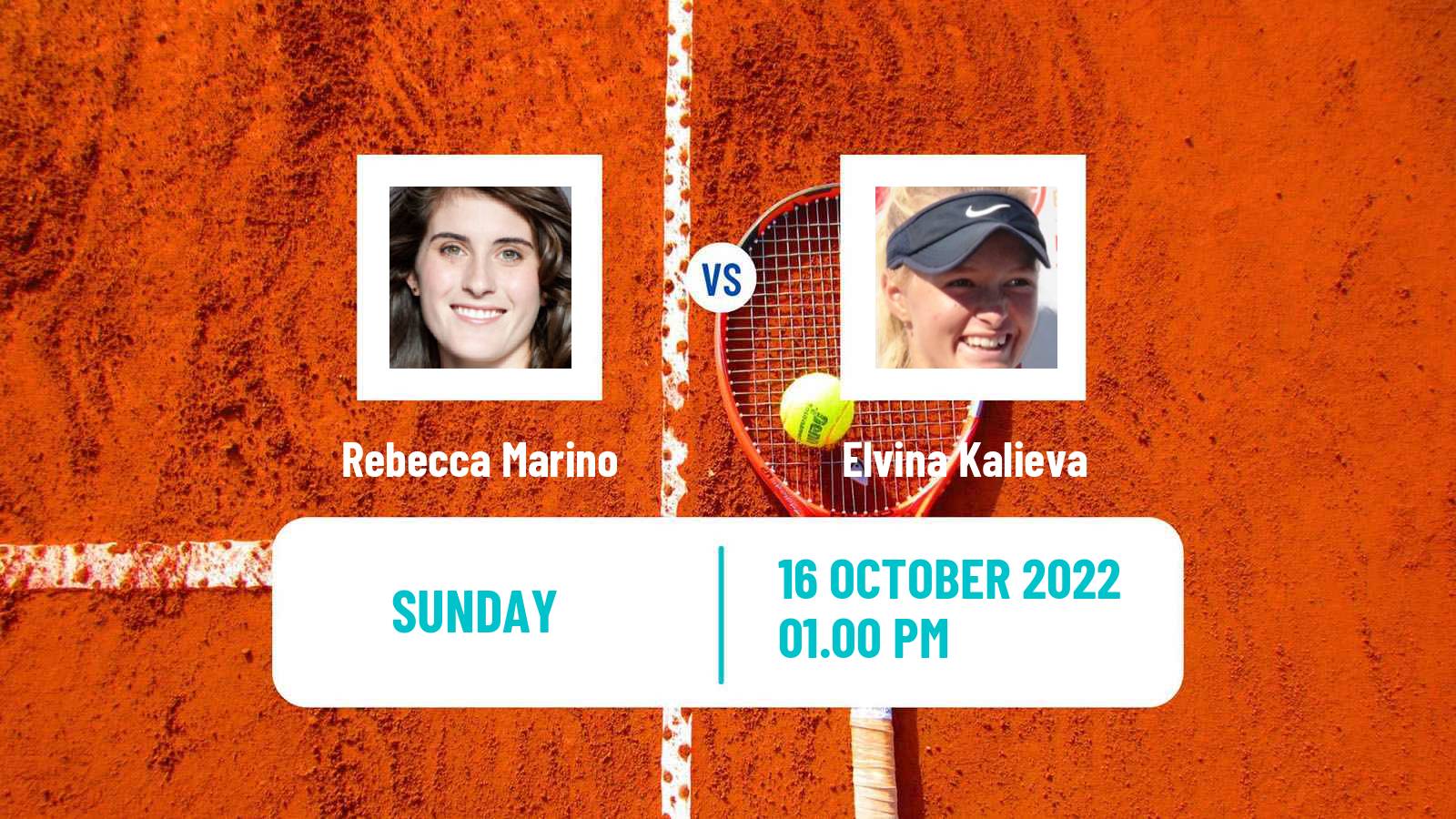 Tennis WTA Guadalajara 2 Rebecca Marino - Elvina Kalieva