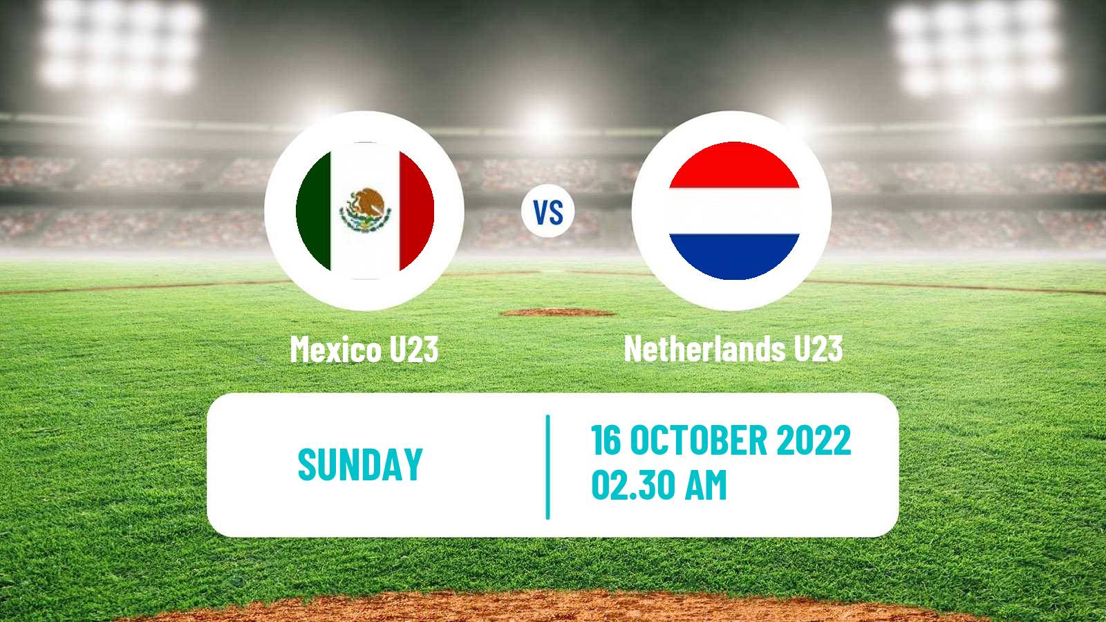 Baseball World Cup U23 Baseball Mexico U23 - Netherlands U23