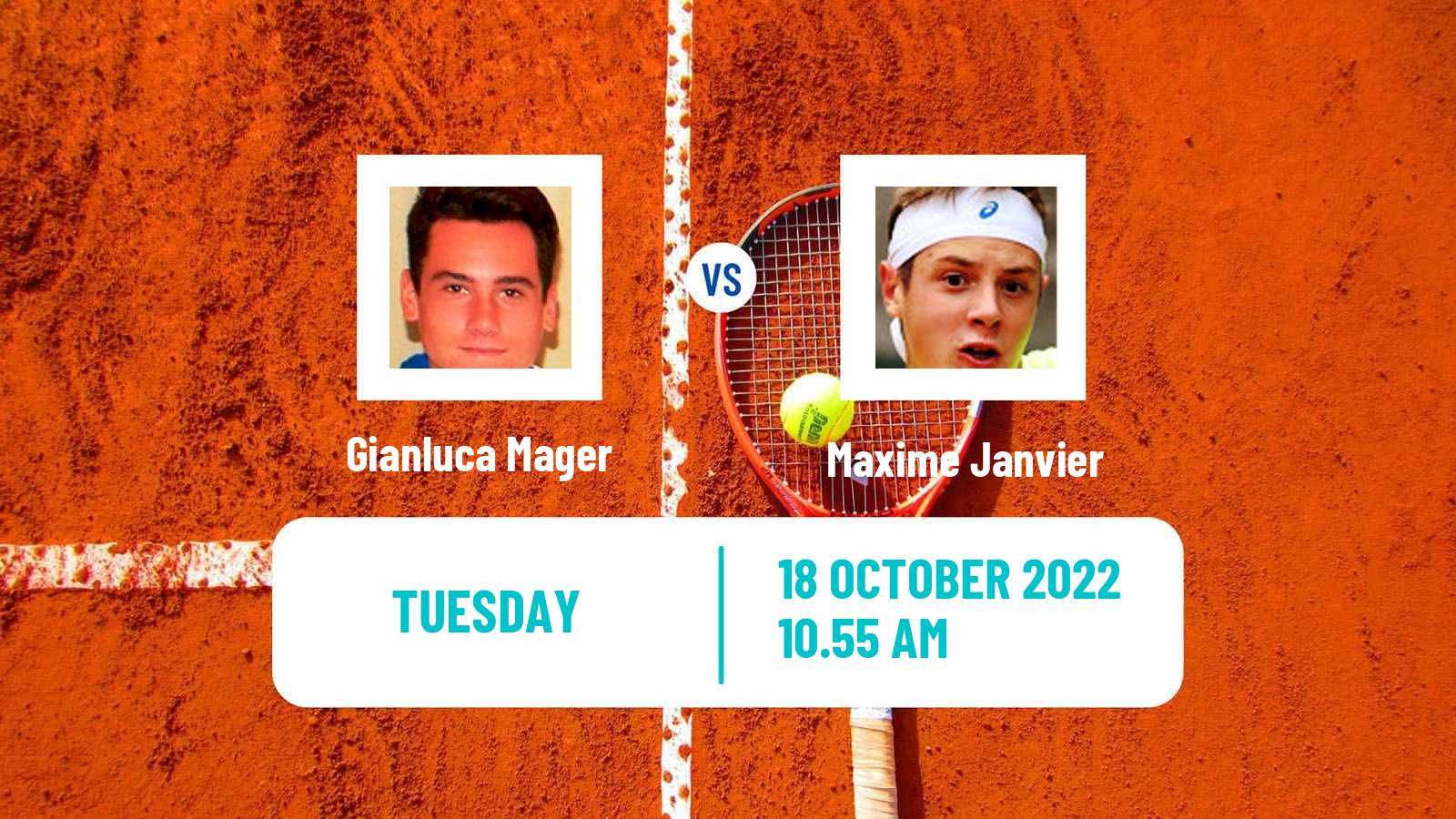 Tennis ATP Challenger Gianluca Mager - Maxime Janvier