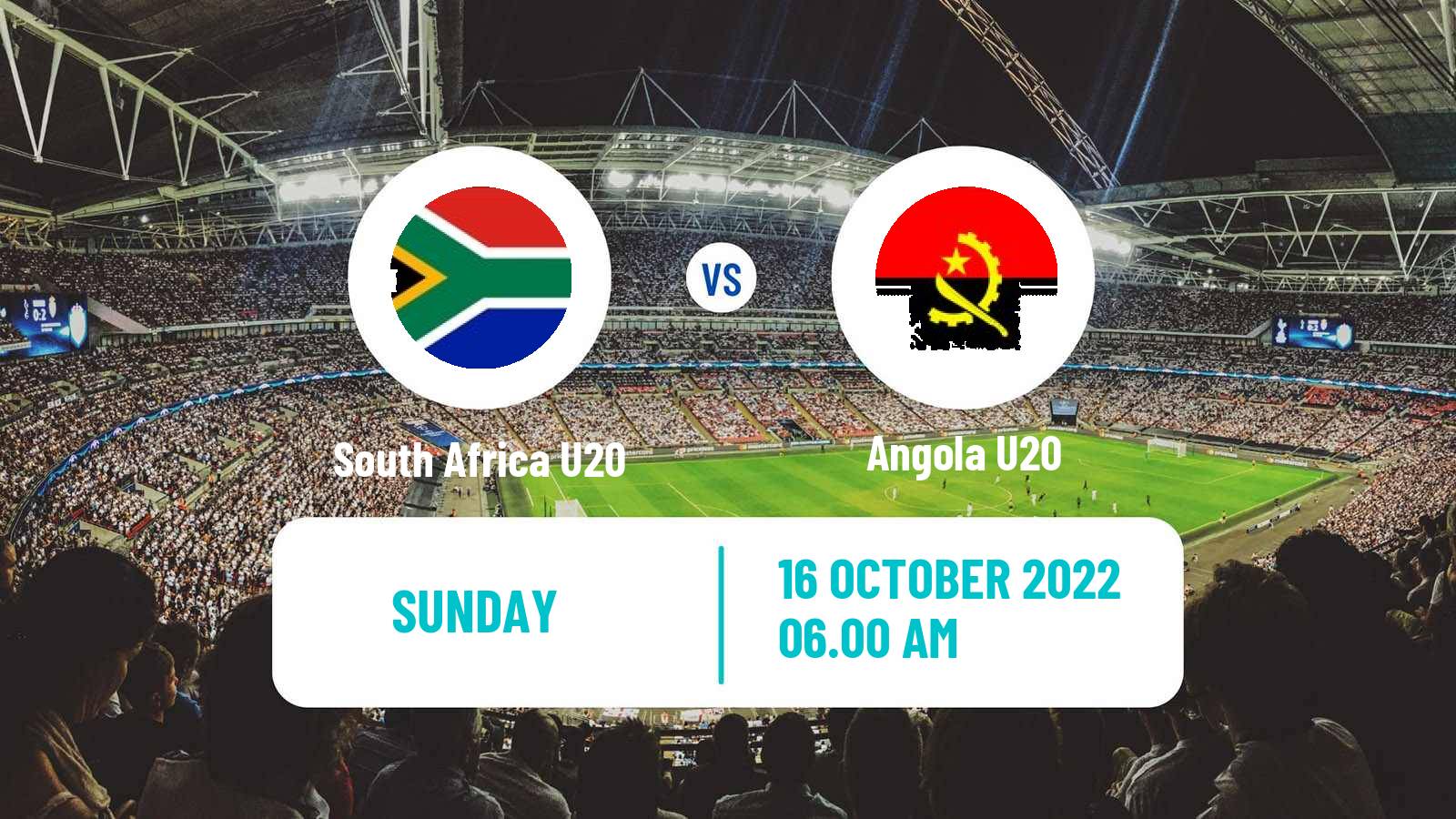 Soccer COSAFA Championship U20 South Africa U20 - Angola U20