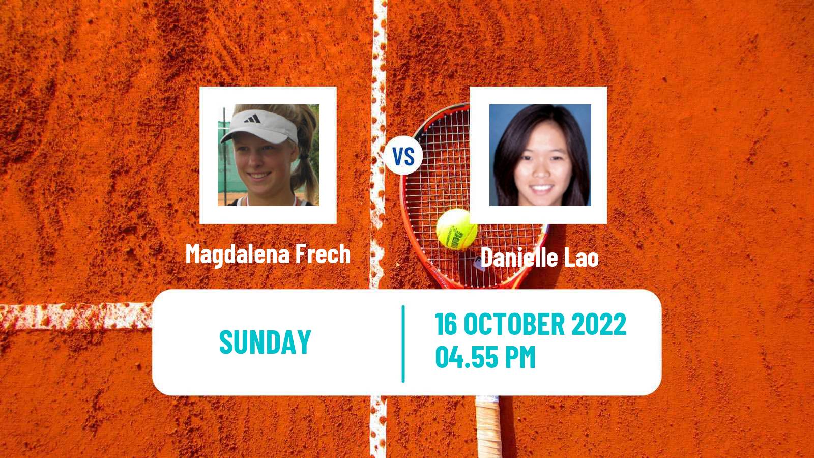 Tennis WTA Guadalajara 2 Magdalena Frech - Danielle Lao