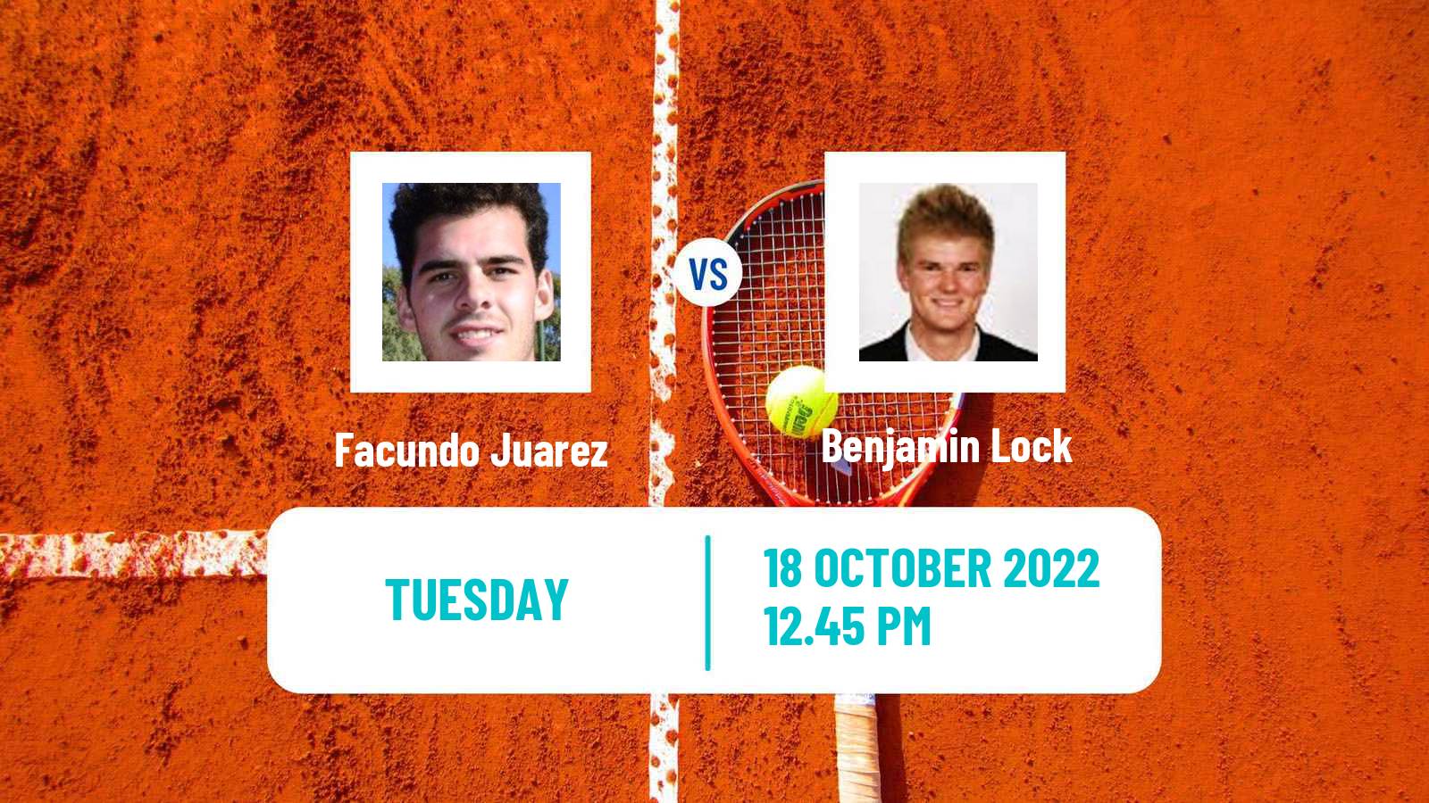 Tennis ATP Challenger Facundo Juarez - Benjamin Lock