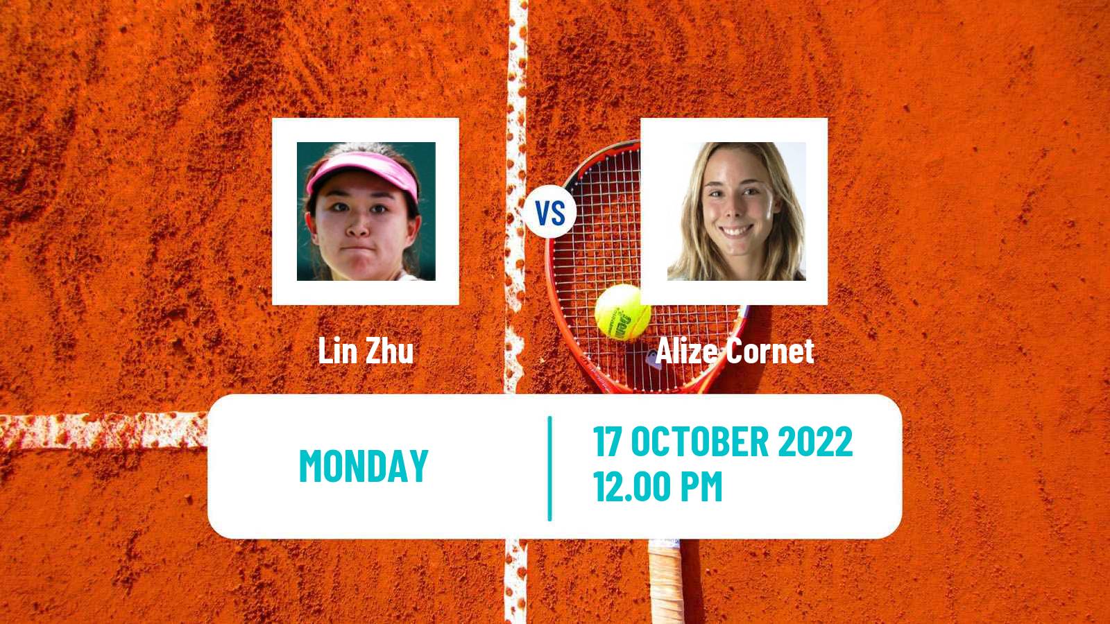 Tennis WTA Guadalajara 2 Lin Zhu - Alize Cornet
