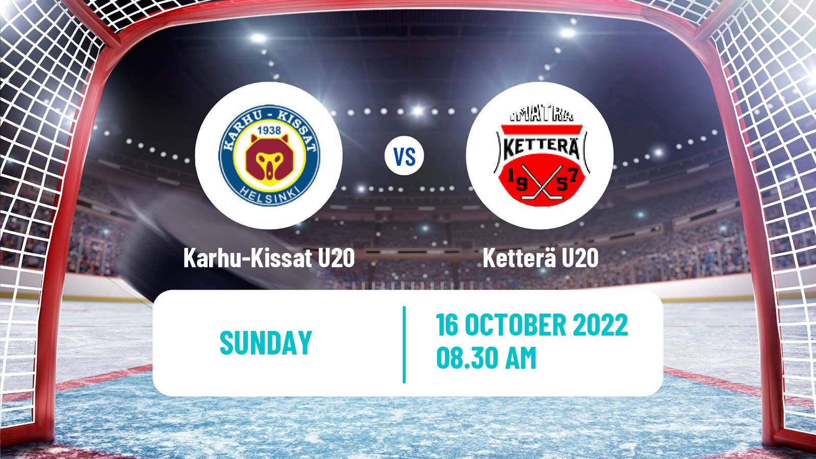 Hockey Finnish SM-sarja U20 Karhu-Kissat U20 - Ketterä U20