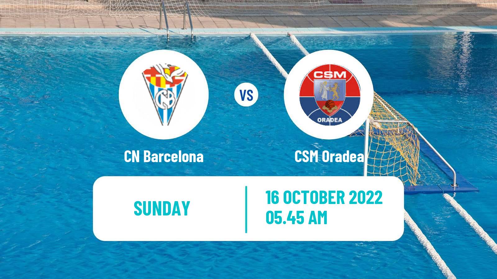 Water polo Champions League Water Polo Barcelona - CSM Oradea