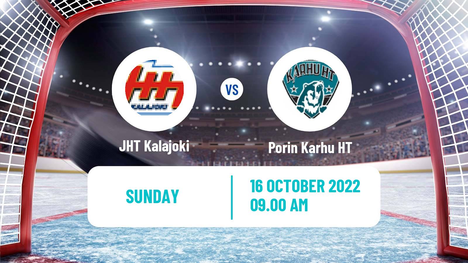 Hockey Finnish Suomi-sarja JHT Kalajoki - Porin Karhu HT