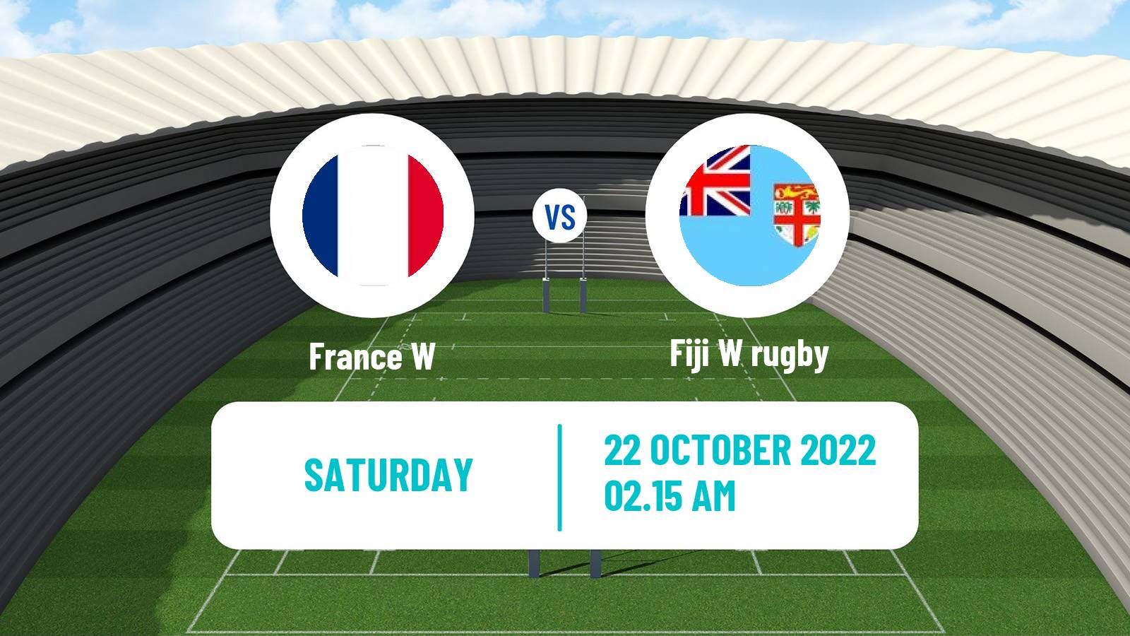 Rugby union World Cup Rugby Union Women France W - Fiji W
