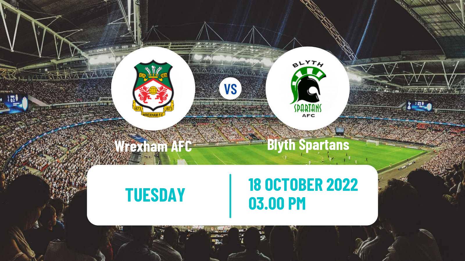 Soccer English FA Cup Wrexham - Blyth Spartans