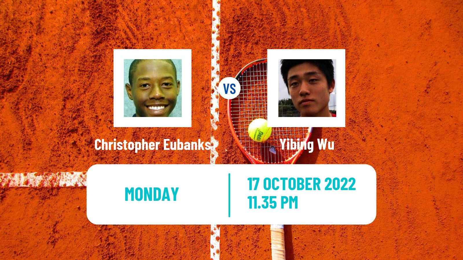 Tennis ATP Challenger Christopher Eubanks - Yibing Wu