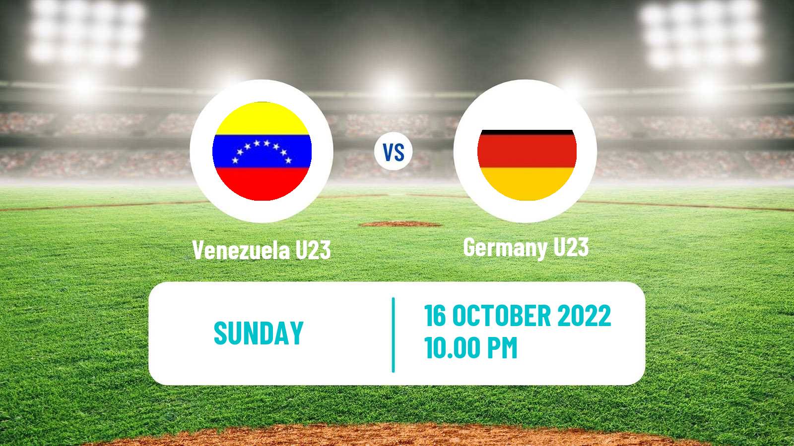 Baseball World Cup U23 Baseball Venezuela U23 - Germany U23