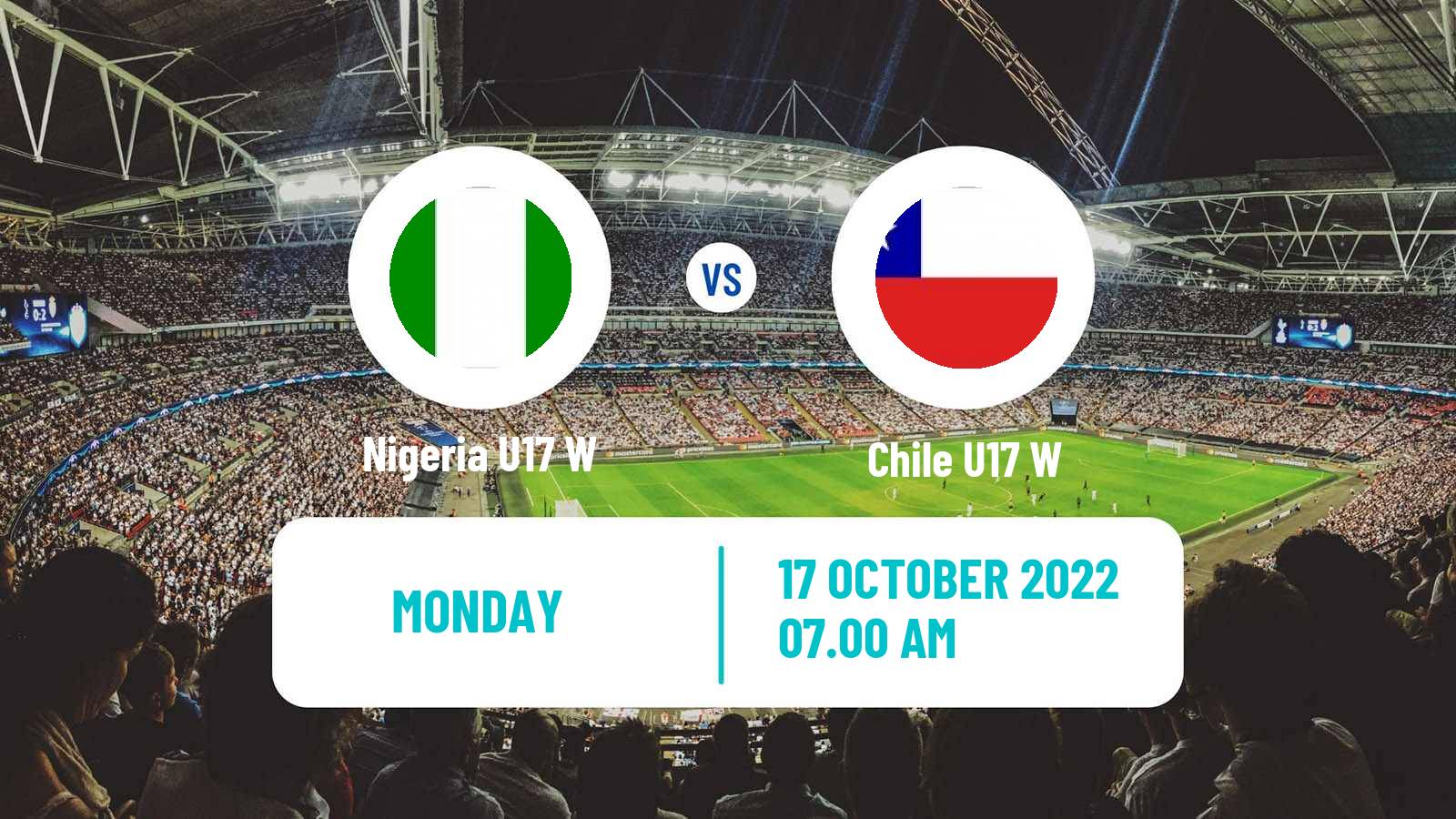 Soccer World Cup Women U17 Nigeria U17 W - Chile U17 W