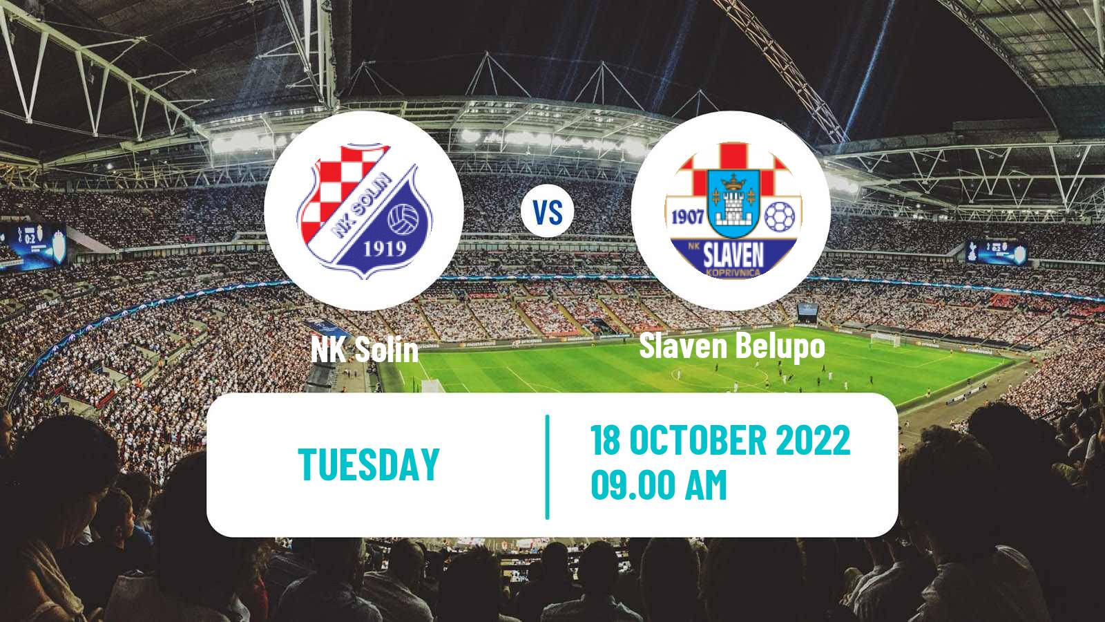 Soccer Croatian Cup Solin - Slaven Belupo