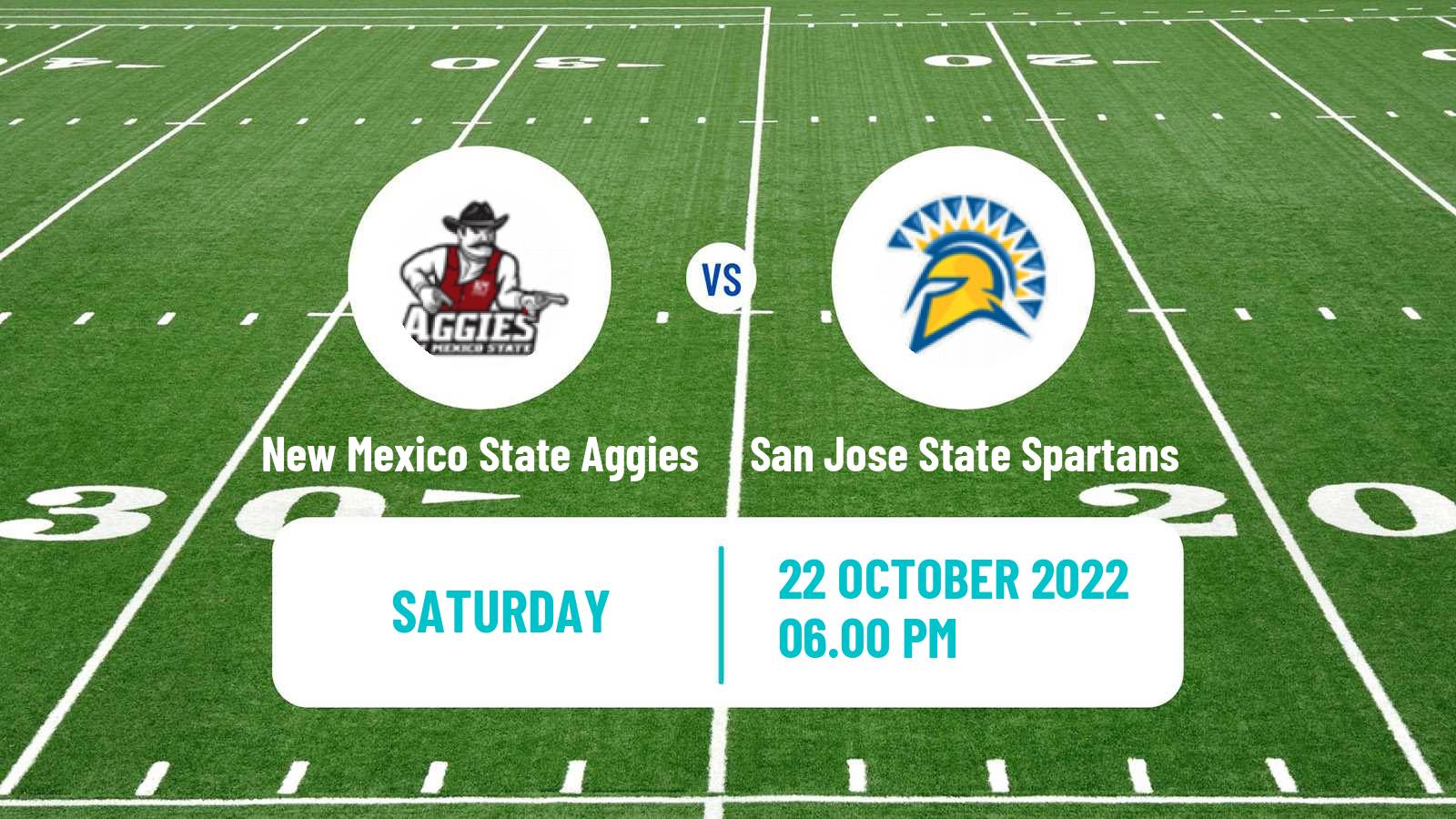 American football NCAA College Football New Mexico State Aggies - San Jose State Spartans