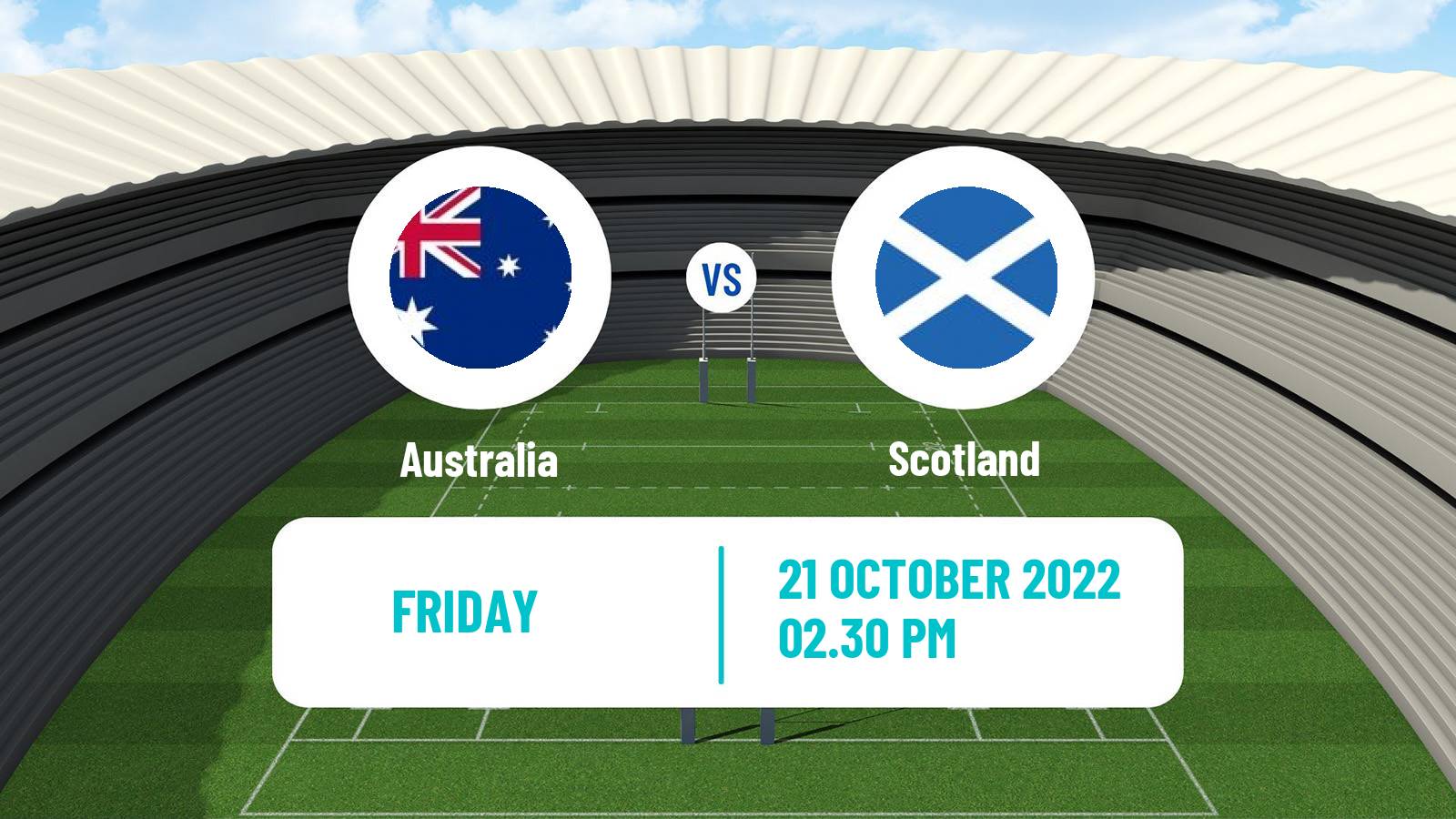 Rugby league Rugby League World Cup Australia - Scotland