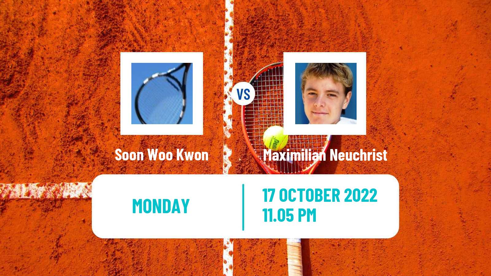 Tennis ATP Challenger Soon Woo Kwon - Maximilian Neuchrist