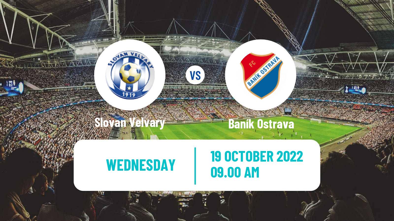 Soccer Czech Cup Slovan Velvary - Baník Ostrava