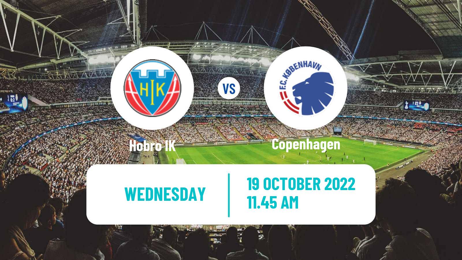 Soccer Danish Landspokal Cup Hobro - Copenhagen