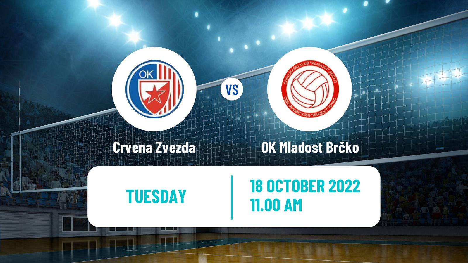 Volleyball CEV Cup Crvena Zvezda - OK Mladost Brčko