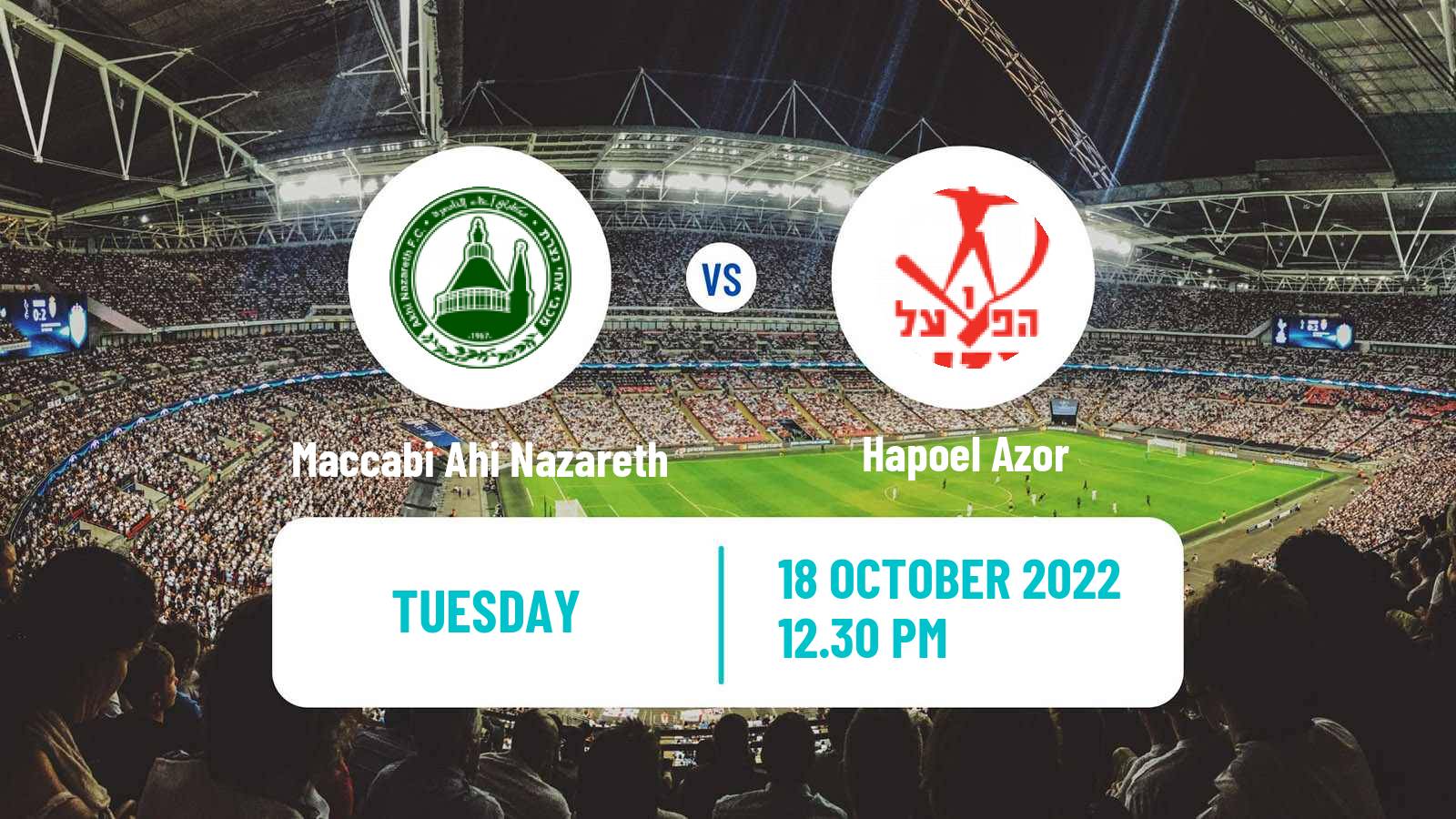 Soccer Israeli State Cup Maccabi Ahi Nazareth - Hapoel Azor