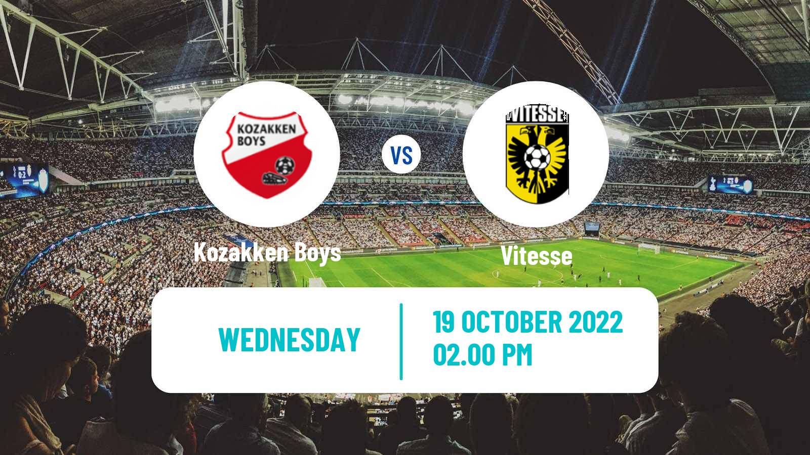 Soccer Dutch KNVB Beker Kozakken Boys - Vitesse