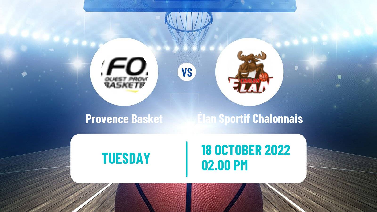 Basketball French Cup Basketball Provence Basket - Élan Sportif Chalonnais