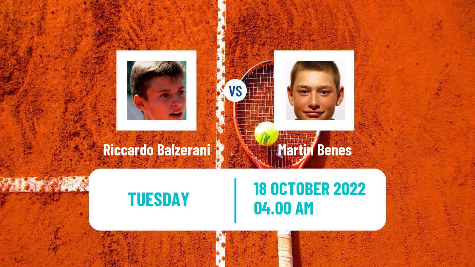 Tennis ITF Tournaments Riccardo Balzerani - Martin Benes