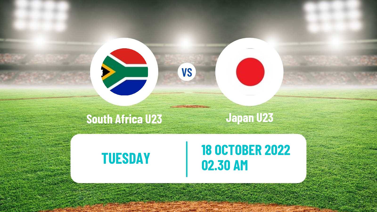 Baseball World Cup U23 Baseball South Africa U23 - Japan U23