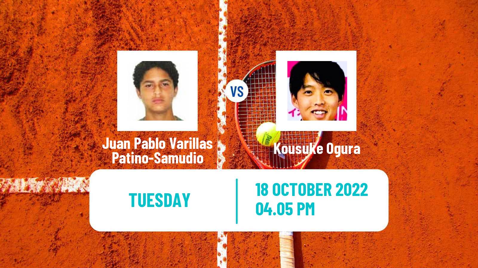 Tennis ATP Challenger Juan Pablo Varillas Patino-Samudio - Kousuke Ogura