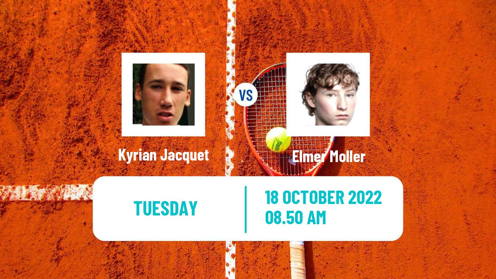 Tennis ITF Tournaments Kyrian Jacquet - Elmer Moller