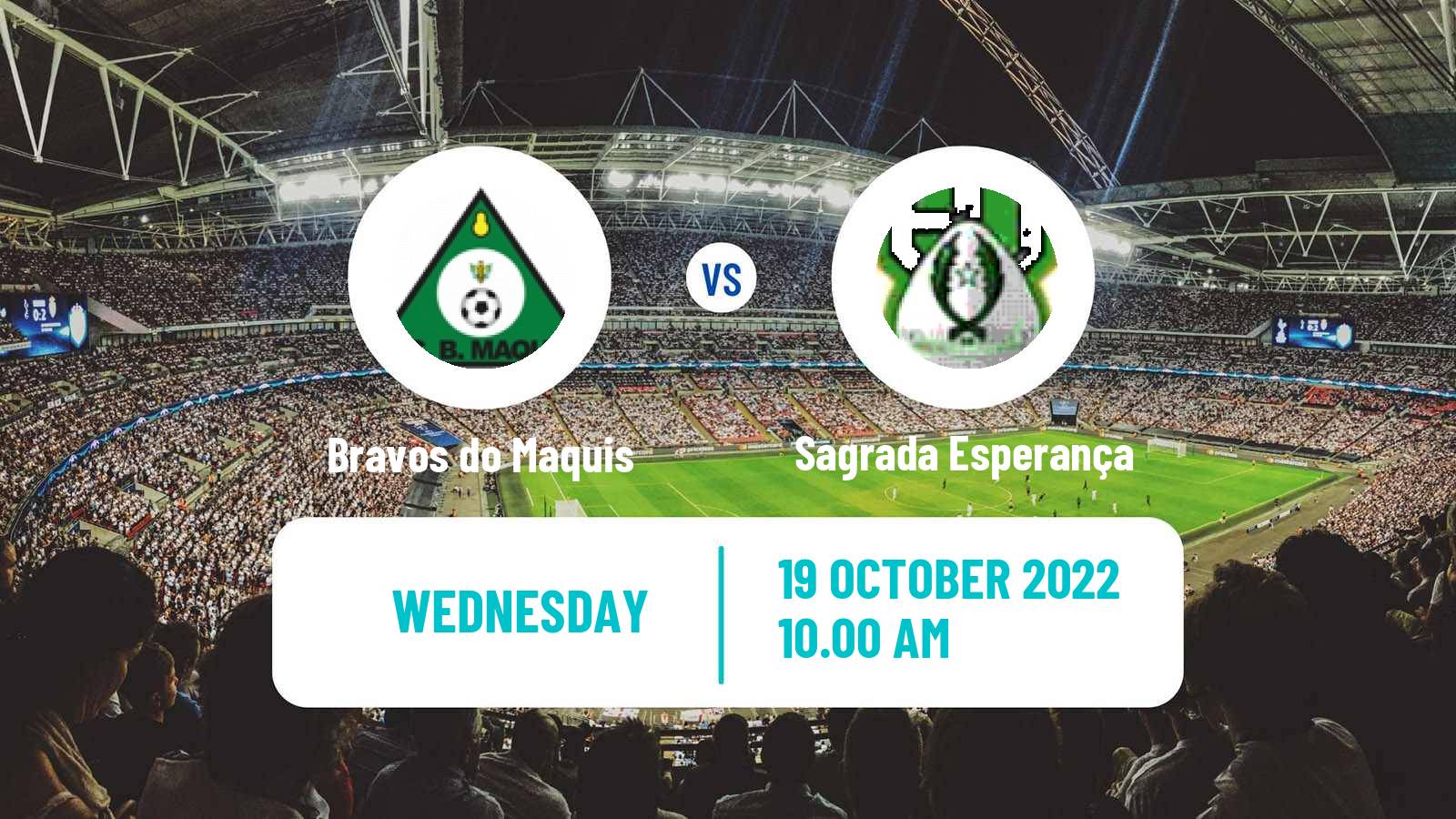 Soccer Angolan Girabola Bravos do Maquis - Sagrada Esperança