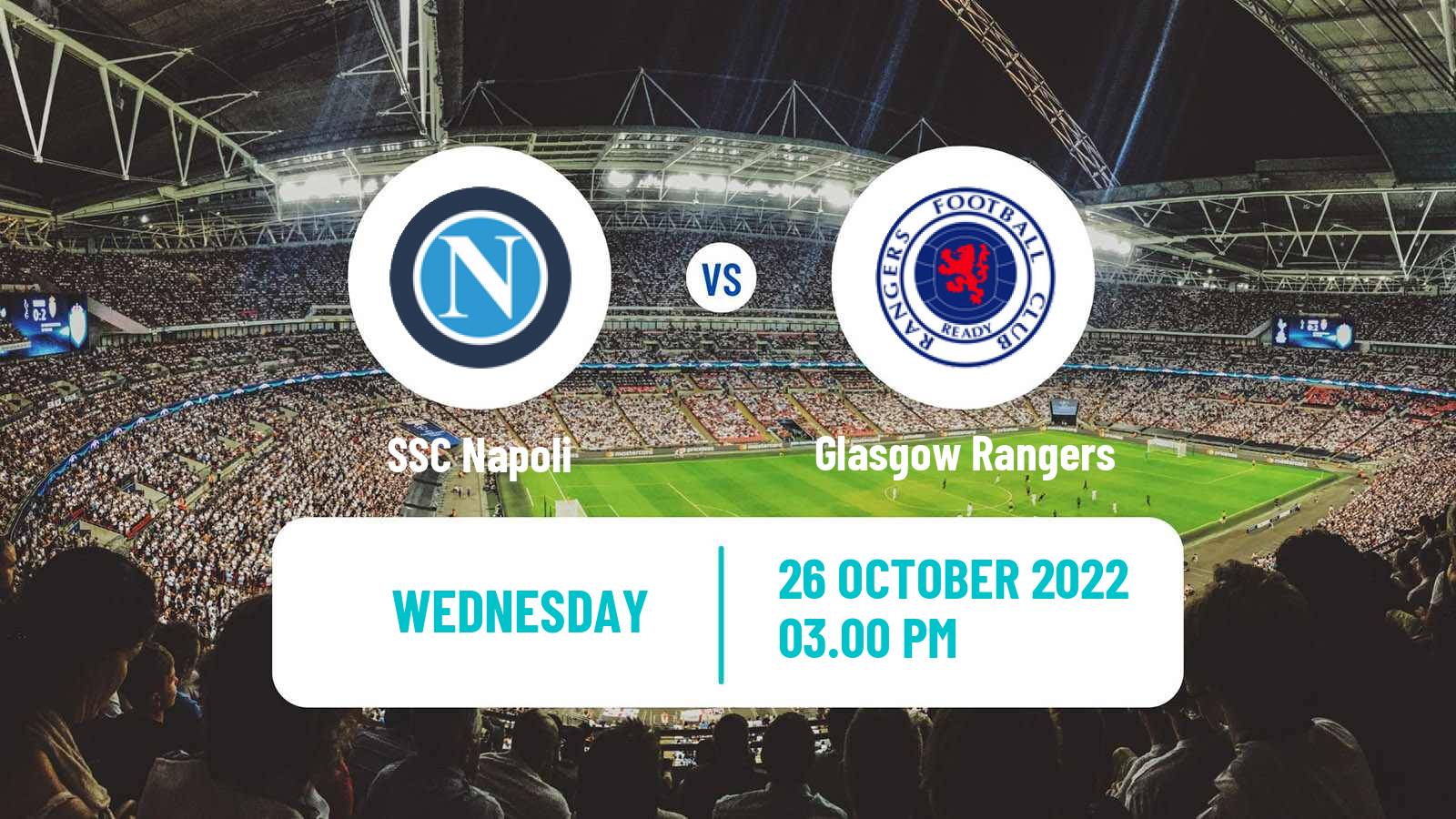 Soccer UEFA Champions League Napoli - Glasgow Rangers