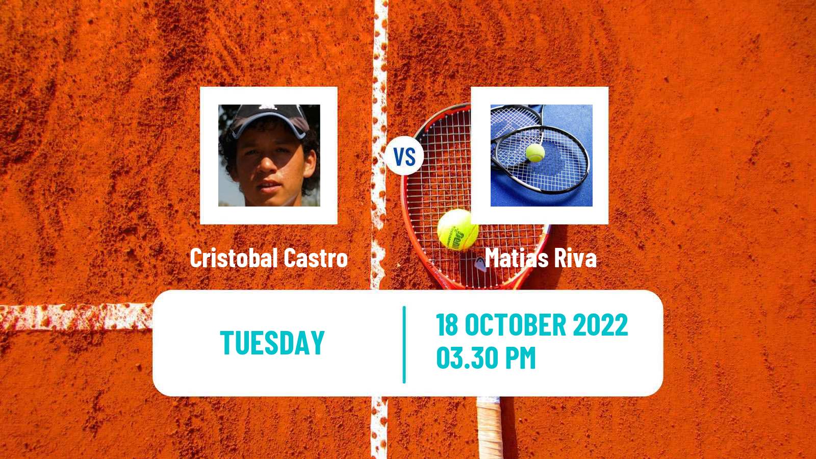 Tennis ITF Tournaments Cristobal Castro - Matias Riva