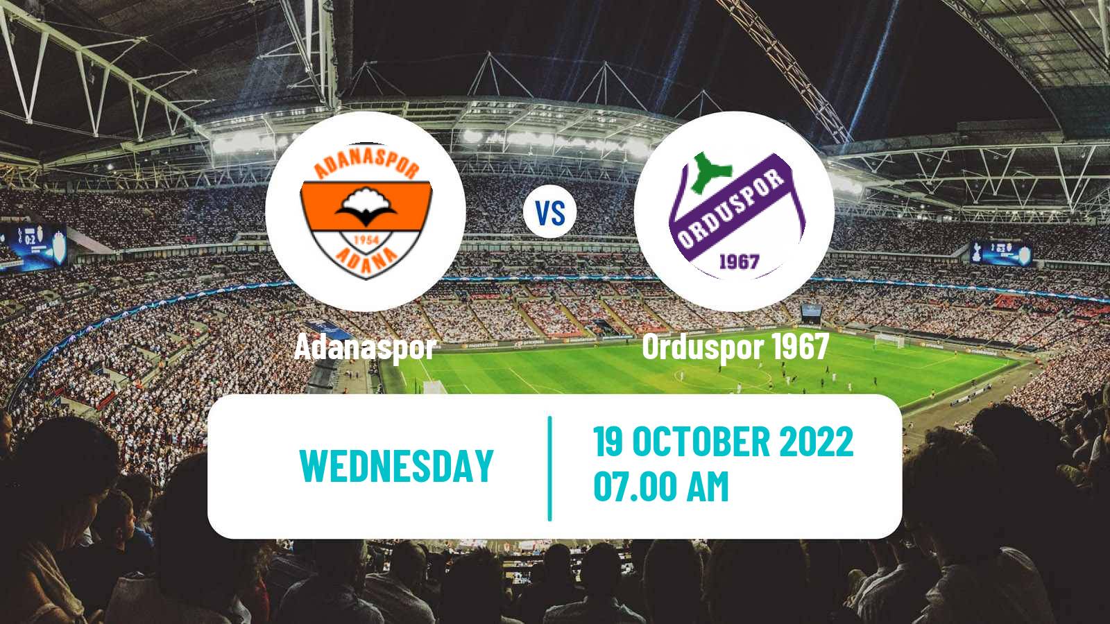 Soccer Turkish Cup Adanaspor - Orduspor 1967