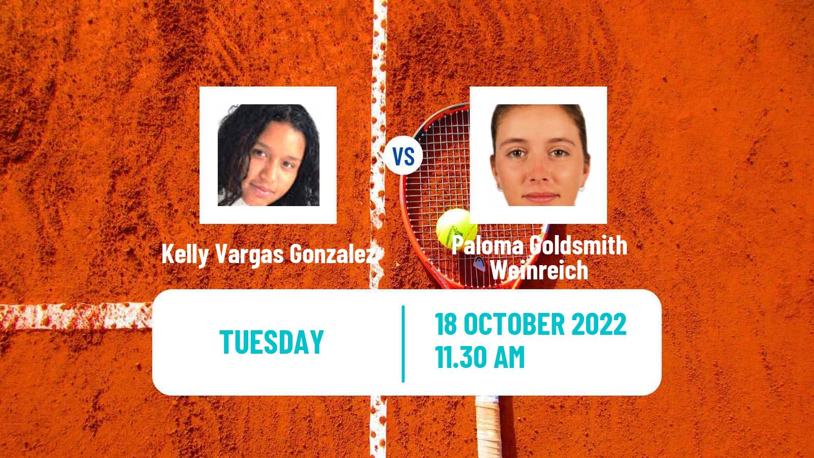 Tennis ITF Tournaments Kelly Vargas Gonzalez - Paloma Goldsmith Weinreich