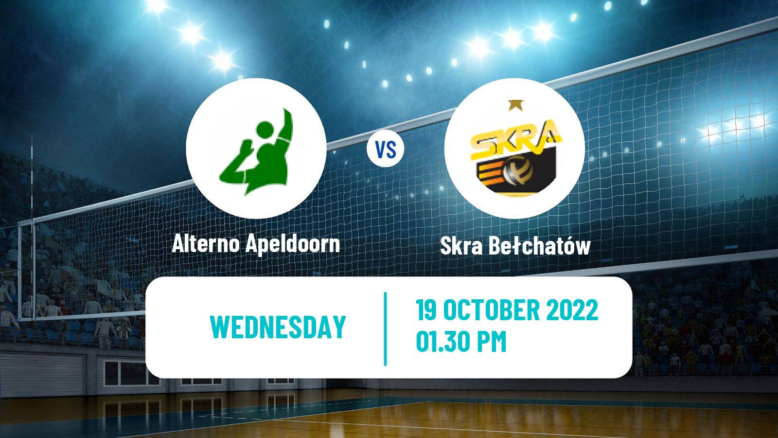 Volleyball CEV Cup Alterno Apeldoorn - Skra Bełchatów