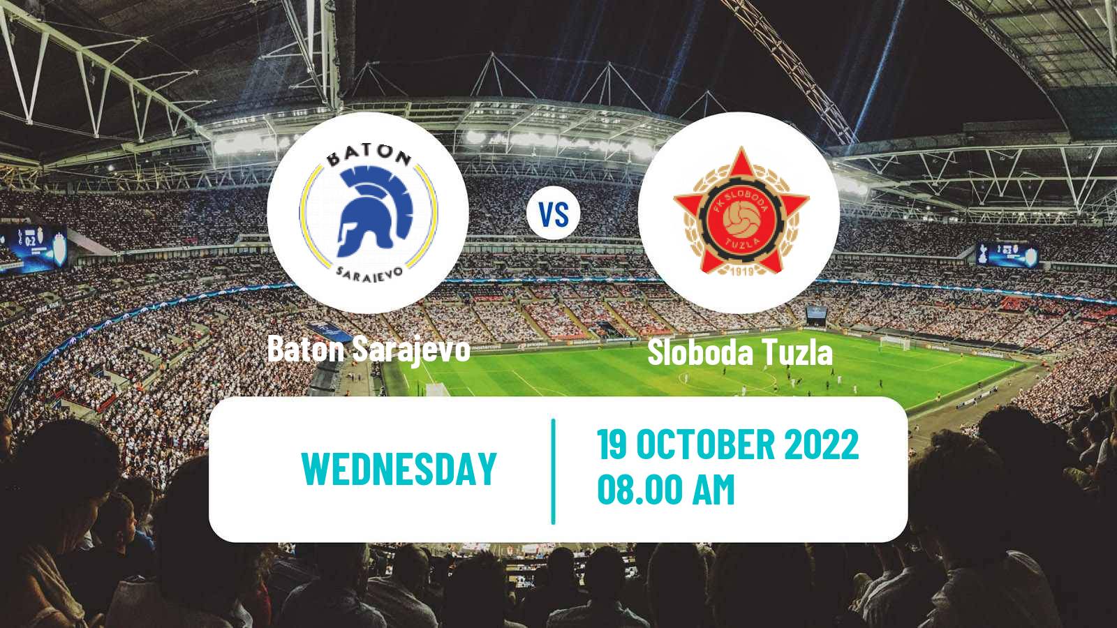 Soccer Bosnian Cup Baton Sarajevo - Sloboda Tuzla