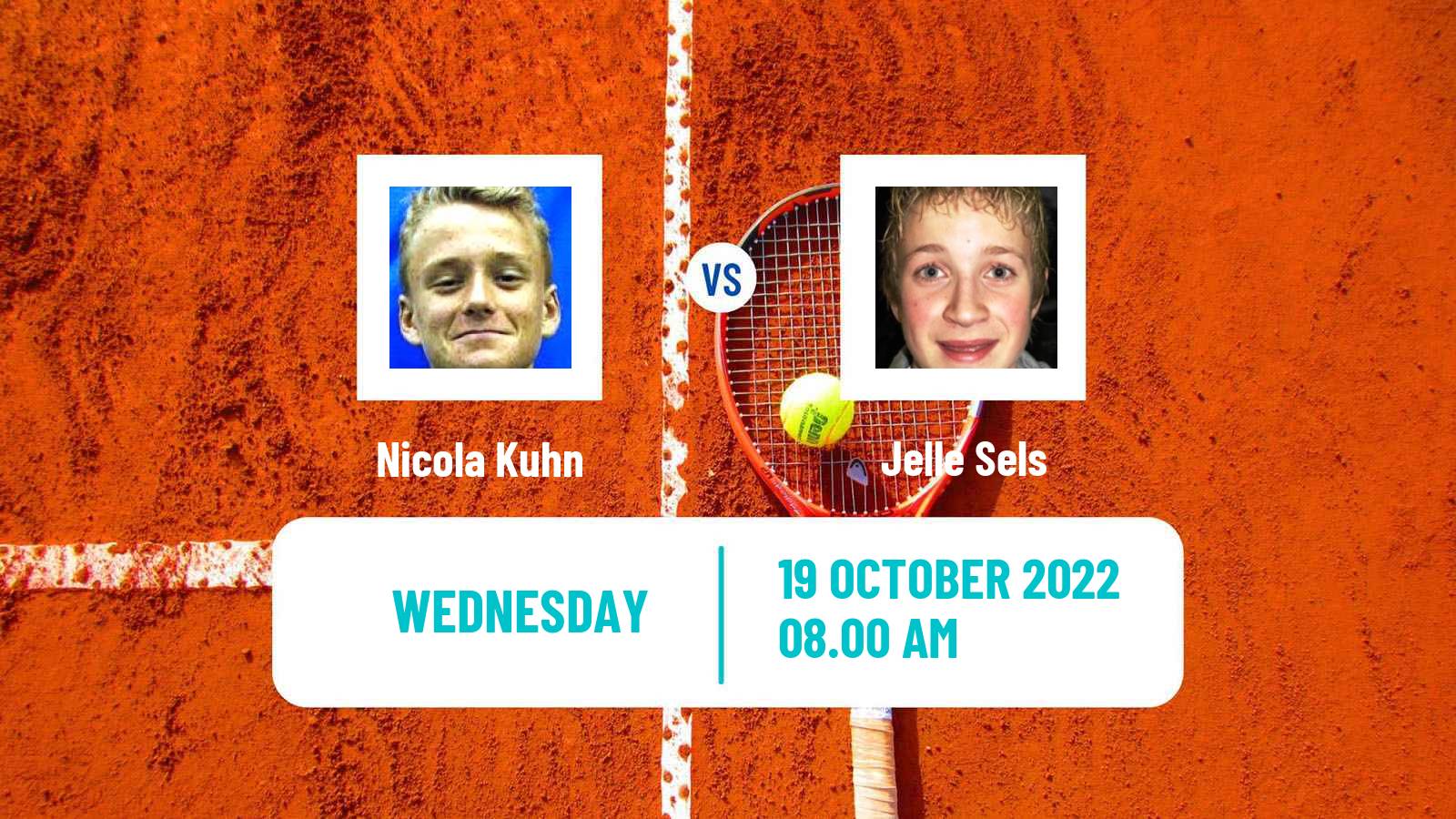 Tennis ATP Challenger Nicola Kuhn - Jelle Sels