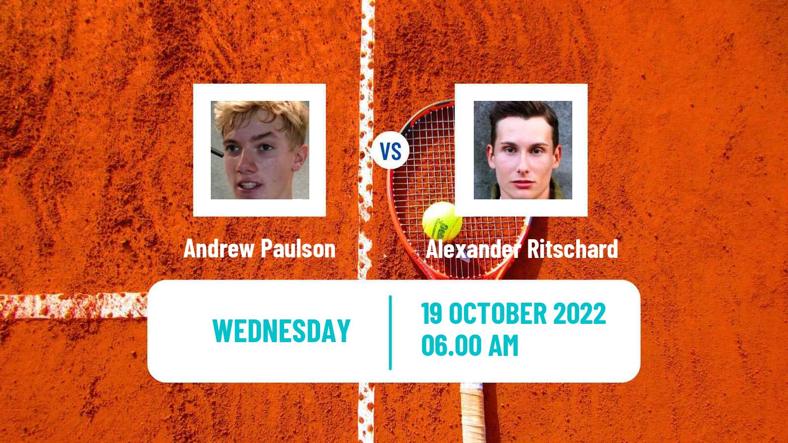 Tennis ATP Challenger Andrew Paulson - Alexander Ritschard