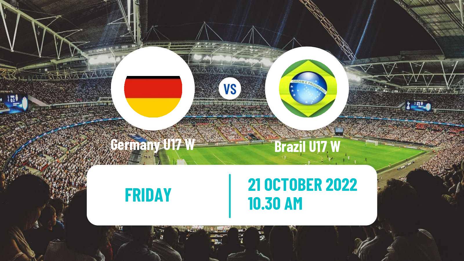 Soccer World Cup Women U17 Germany U17 W - Brazil U17 W
