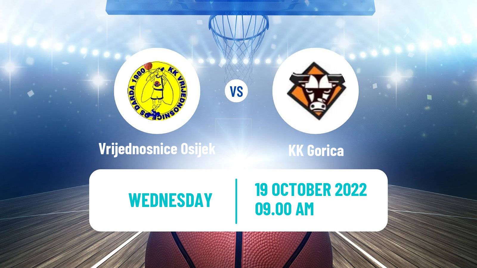 Basketball Adriatic League 2 Vrijednosnice Osijek - Gorica