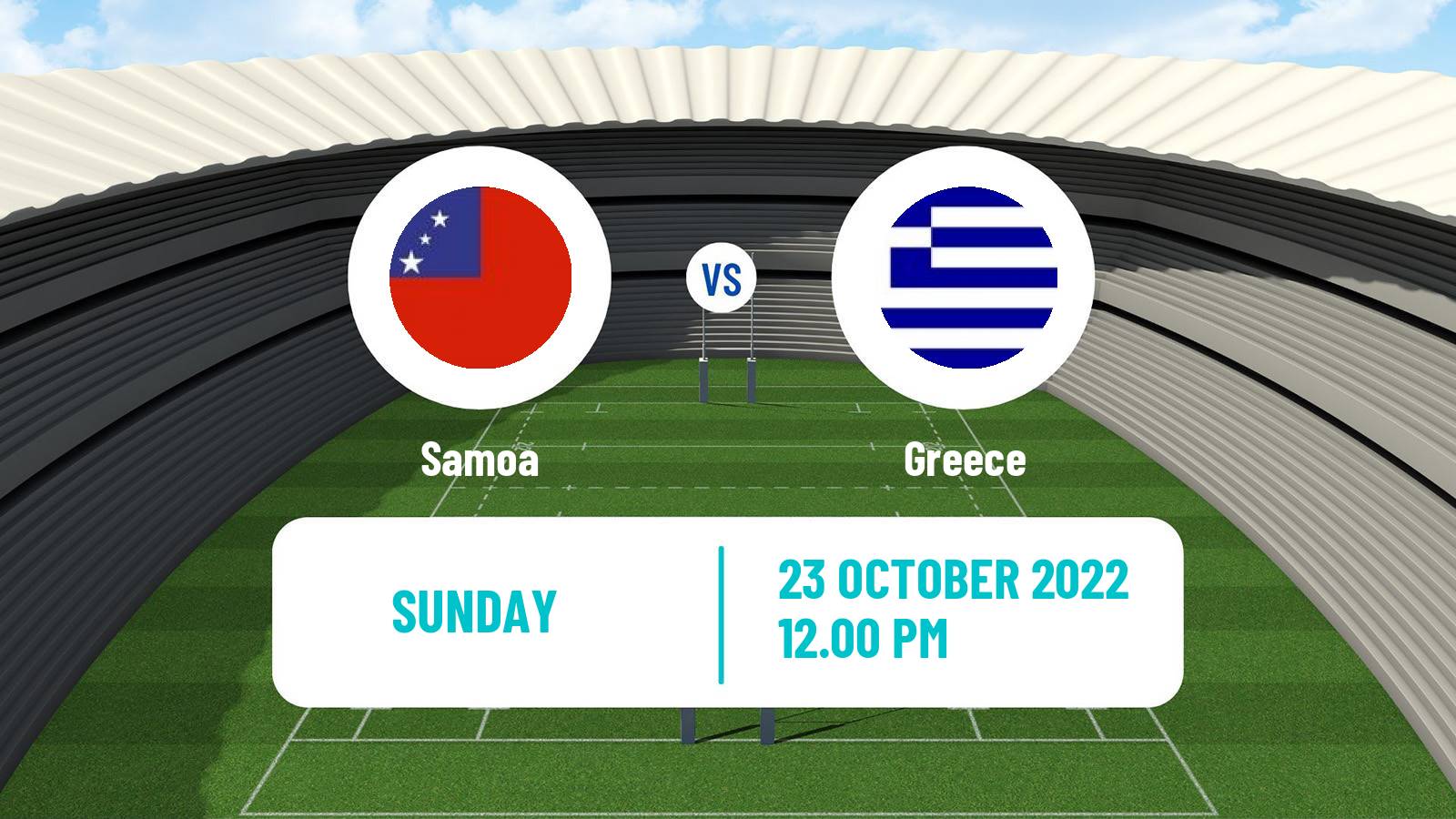 Rugby league Rugby League World Cup Samoa - Greece